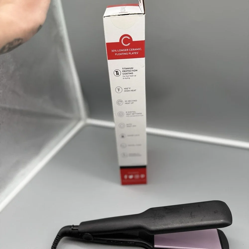 Remington S5520 1 3/4 Inch Wide Digital‎ Anti Static Ceramic Hair Straightener